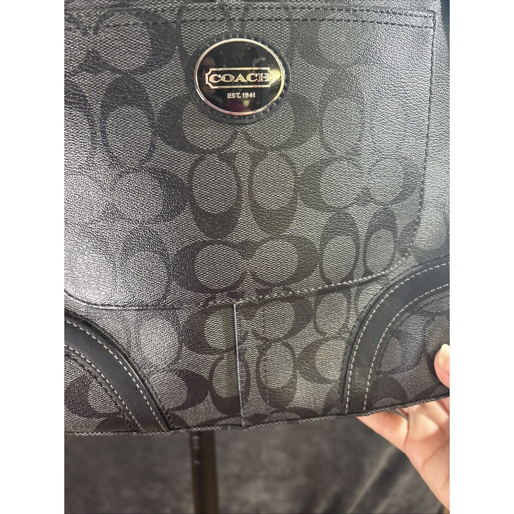 Coach Tote Bag Signature F18917 Gray - Picture 16 of 16